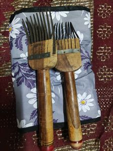 Vintage Wool Carding Tools