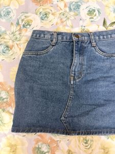 Classic Blue Denim Mini Skirt