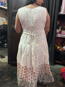 Elegant Tiered Ethnic Gown