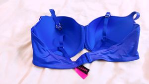 ORIGINAL La Senza BLue Rhinestone Intimate Pushup Bra