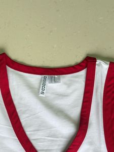 White Sleeveless Tank Top with "23"