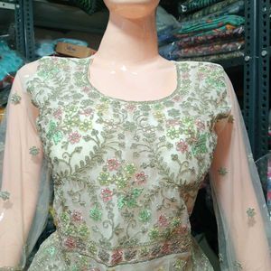 Heavy Embroidery Work Pakistani Dress