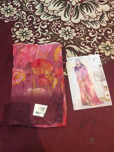 Beautiful Pink Fancy and Floral Saree