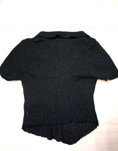 Chic Textured Button-Up Top