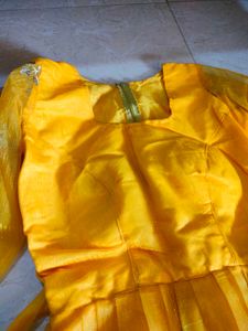 Yellow Anarkali Dress📀💡🕯️☀️