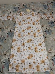 Floral Print Kurta Set with Dupatta
