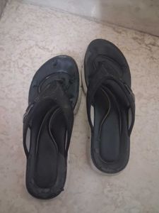 Black Flip Flop Sandals