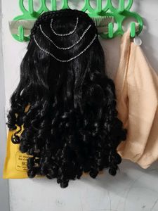 Stylish Black Curly Hair Extension