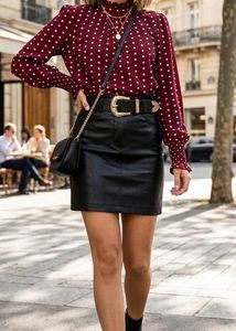 Chic Polka Dot Top