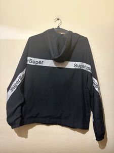 Stylish Black Hooded Jacket
