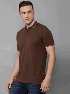 Louis Philippe Brown Polo T-Shirt