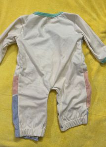 Cute Castle Print Baby Romper