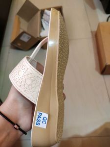 Brand New Aurelia Beige Flat Sandals