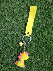 Cute Unicorn Keychain With Attractive Strap