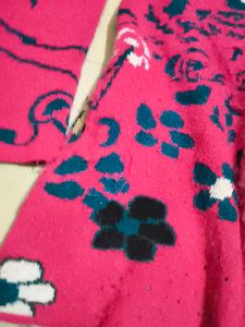 Rosanna Pink Floral Knit Cardigan
