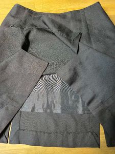 Chic Black A-line Mini Skirt