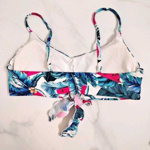 Watermelon Tropical Print Bikini Top 28/30