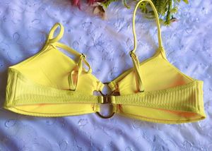 very sexy yellow Bikini Top👍👍