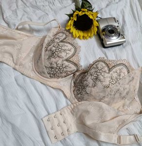 Elegant Lace Balconette Bra