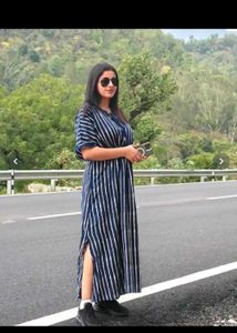 Blue Striped kurta