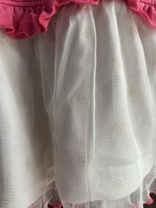 Cute Pink &amp; White Dress for Girls