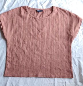 Women's Textured Peach Top