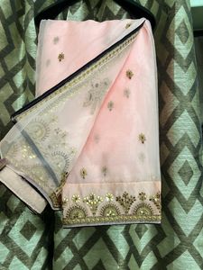 Pure Designer Organza Gota Pati Saree