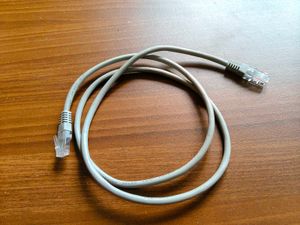 RJ45 male connectors on both ends