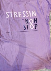 Forever 21 Lavender Love T Shirt