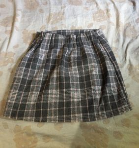 mini Pinterest coded check skirt