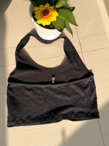 h n m black top with skirt