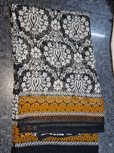 black saree