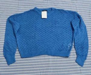 Blue Knit Sweater