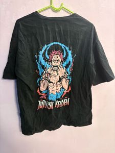 Men's Black Graphic T-Shirt