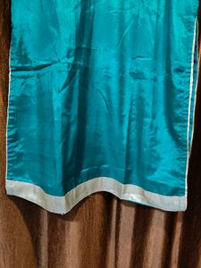 Rangriti Sea Green Embroidered Kurti