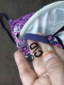 Patterned🖤 Purple big 🖤 Bra