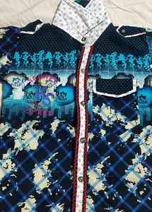 Cotton Printed shirt For 3 to 5 Years Boy