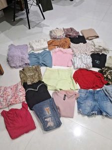 25 mix combo dresses, top,shorts,