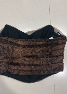 zara Snake Print Corset Top