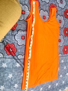 Orange Tank Dress
