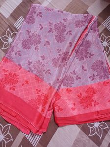 Elegant crepe silk saree 🌷