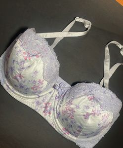 Floral Print Underwire Bra