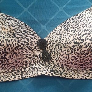 Animal Print padded bra