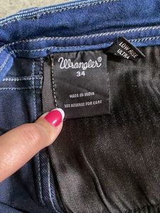 Original Wrangler Dark Blue Denim Jeans