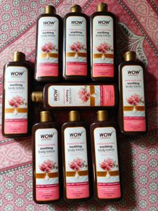 WOW Himalayan Rose Body Lotion - 9 Bottles