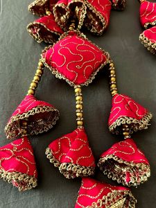 Pink Latkan Embellishments tassels