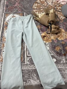 Light Blue Wide Leg Pants