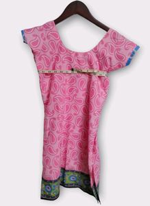 Pink Paisley Mini Dress
