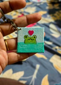 Cute Frog Keychain