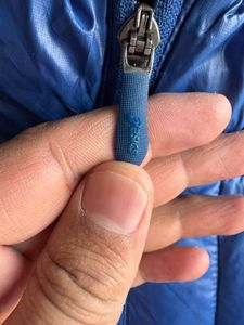 ASICS Blue Waterproof Puffer Jacket